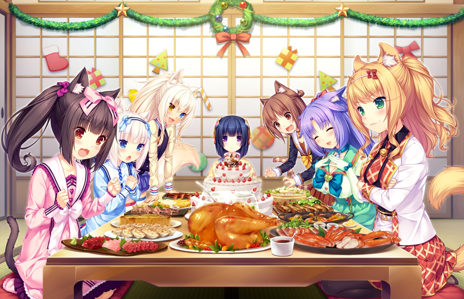 Neko Works Sayori Nekopara Azuki Chocola Cinnamon Nekopara Coconut Maple Nekopara Minazuki